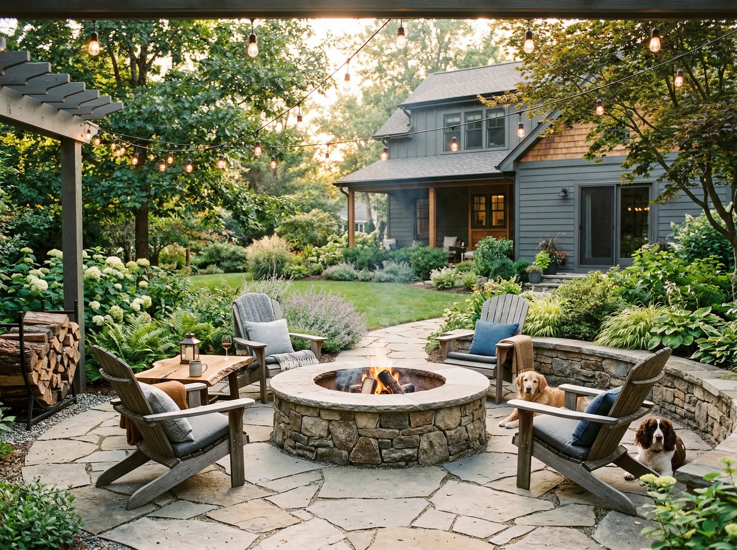 Backyard Firepit Georgetown KY