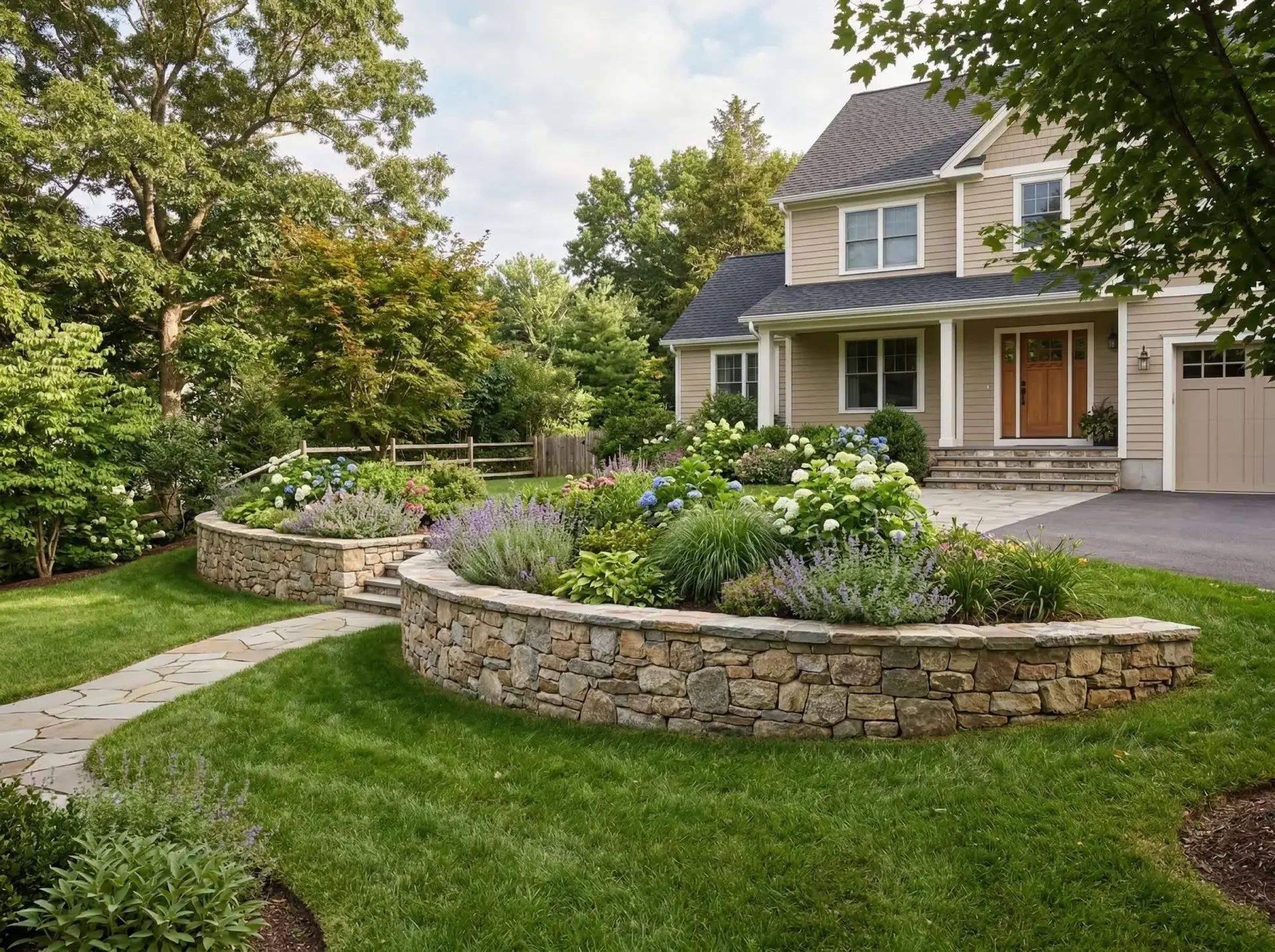 Retaining Wall Installation